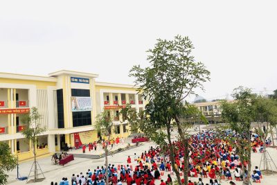 Rộn ràng “Mừng Đảng, mừng Xuân, Tết yêu thương” tại Trường TH – THCS Yên Bình