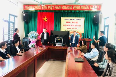Siêu thị âm thanh Huy Lập Audio trao tặng bộ âm thanh cho Trường TH-THCS Yên Bình